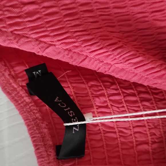 Zesica Pink Smocked Dress - Picture 4 of 8